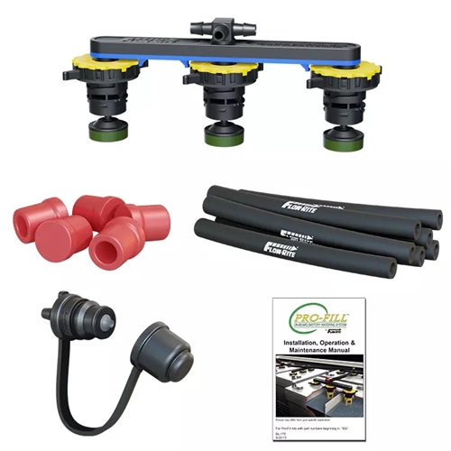 Flow-Rite BG-U24V-1K Pro-Fill Battery Watering System For (4) 6V Crown GC12 Batteries