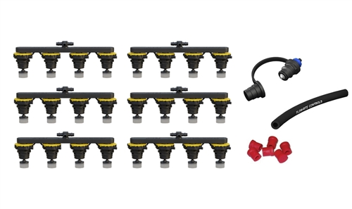 Flow-Rite BG-U48V-5A Pro-Fill Universal Battery Watering System For (6) 8V Trojan Batteries, 2.3" Cell Spacing