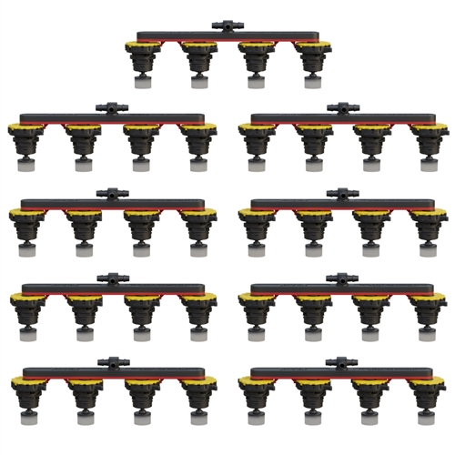 Flow-Rite BG-U72V-6A Pro-Fill Universal Battery Watering System For (9) 8V Batteries, 2.5" Cell Spacing