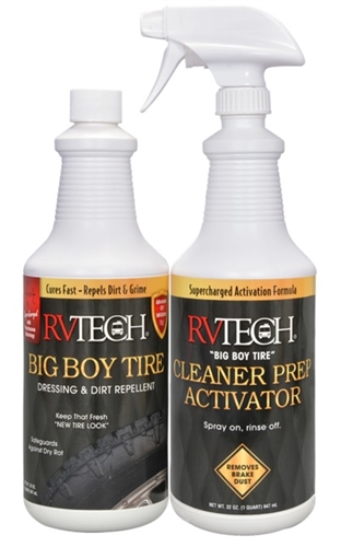 RVTECH Big Boy Tire Cleaner + Dressing & Dirt Repellent Bundle