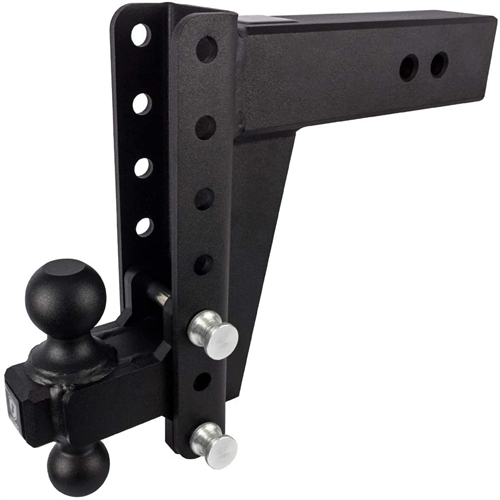 Bulletproof Hitches HD308 Adjustable 2-Ball Mount For 3" Receiver, 8" Drop/Rise, 22,000 Lbs