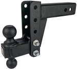 Bulletproof Hitches MD254 Adjustable 2-Ball Mount For 2-1/2" Receiver, 4" Drop/Rise, 14,000 Lbs