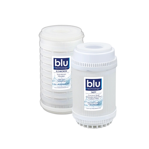 Blu Technology 2 Stage RV Water Filter Recharge Pack - 5" x 2.5"