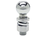 Buyers 2" Chrome Hitch Ball 1" Shank Dia, 2.75" Shank Length - 10000 Lbs     