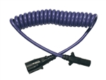 Blue Ox BX88206 7-Way To 6-Way Electrical Coiled Cable