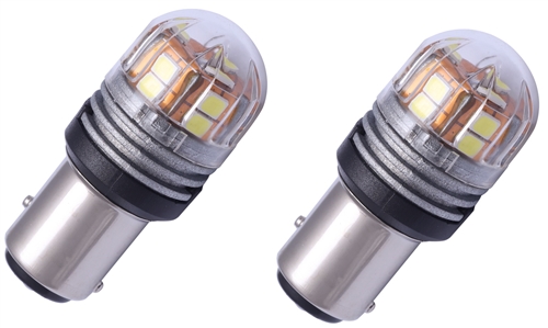 Putco C1156A LumaCore LED 1156 Light Bulb - Amber - Set of 2