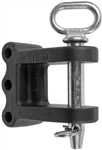 Bulletproof Hitches 2-Tang Clevis With 1" Pin For Adjustable Ball Mount - 20,000 Lbs