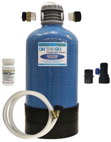 On The Go Portable Double Standard Water Softener With Brass Fittings