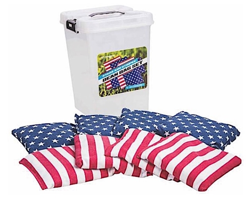 Escalade Sports 12-0028-2 Triumph Stars And Stripes Cornhole Bags - 8 Pack