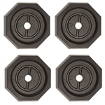 RV SnapPad EQ-Octagon Permanent RV Jack Pad - 4 Pack - 10" Equalizer Leveling System