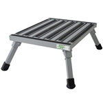 Safety Step F-08C-S 15" X 19" Silver Folding Step