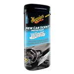 Meguiar's New Car Scent Protectant Wipes, Satin Finish, 25 Ct