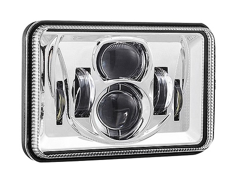 Haizer HZR-4686 Universal Projector LED Headlight, 2800/3500 Lumens - Bright White - 4" x 6"