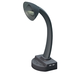 InteliEnergy RV Table Lamp in Gray, Bright LED Light, Uses DC Power, 2 USB Chargers