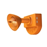 InteliEnergy RV Wall Lamp in Orange, Bright LED Light, Uses DC Power, 2 USB Chargers