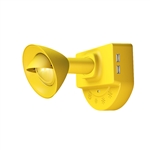 InteliEnergy RV Wall Lamp in Yellow, Bright LED Light, Uses DC Power, 2 USB Chargers