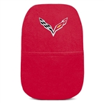 Seat Armour Red Center Console Cover For 2014-2019 C7 Corvette