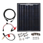 Zamp Solar OBSIDIAN Series 25 Watt Trickle Charge Solar Panel Kit