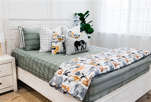 Beddy's KWILD283 Mason Minky King Zippered Bedding