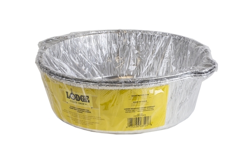 Lodge A10F3 10" Aluminum Foil Camp Dutch Oven Liners, 3 Pack