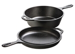 Lodge Cast Iron Combo Cooker, 3.2 Quart          