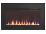 Furrion Recessed Electric Fireplace With Crystals, 30"