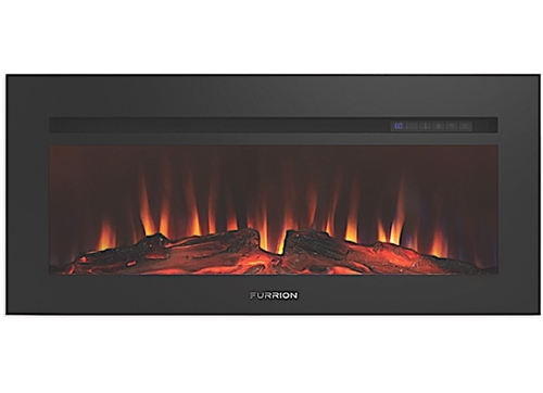 Furrion FF40SW15A-BL Recessed Electric Fireplace With Logs, 40"