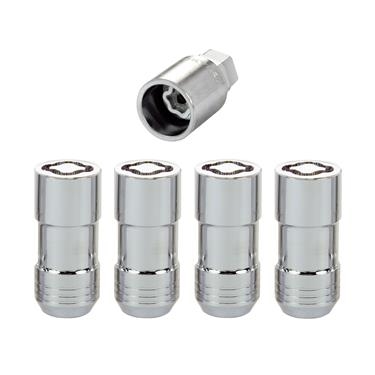 McGard 24210 Cone Seat Wheel Lug Nut Lock Set, M14 x 1.5 Thread, 1.965" Length, Set of 4