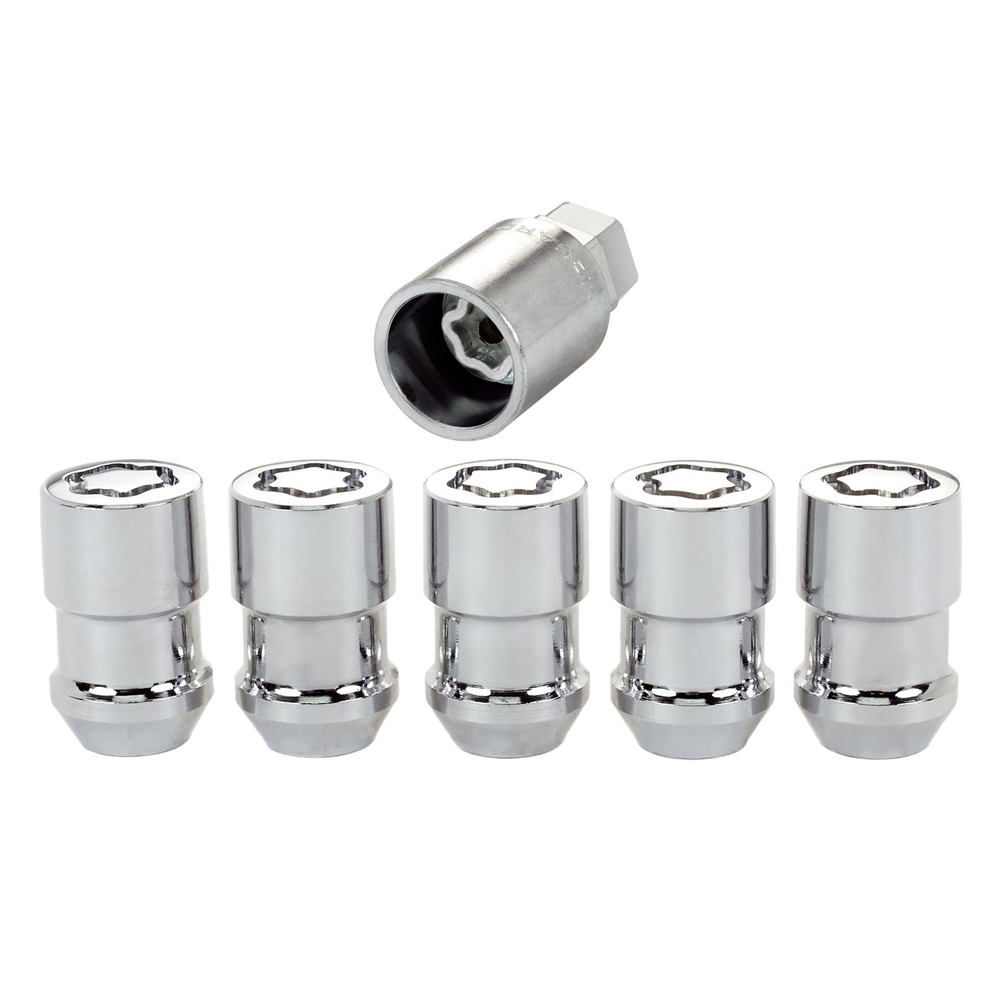 McGard 24538 Cone Seat Wheel Lug Nut Lock Set, 1/2-20 Thread, 1.46