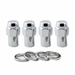 McGard 61003 0.746 Shank Style Lug Nut Set, M12 x 1.25 Thread, 1.65" Length, Set of 4