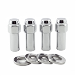 McGard 63014 1.365 Shank Style Lug Nut Set, 1/2-20 Thread, 2.27" Length, Set of 4