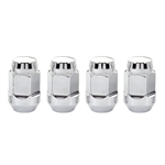 McGard 64010 Bulge Cone Seat Wheel Lug Nut Lock Set, 1/2-20 Thread, 1.45" Length, Set of 4