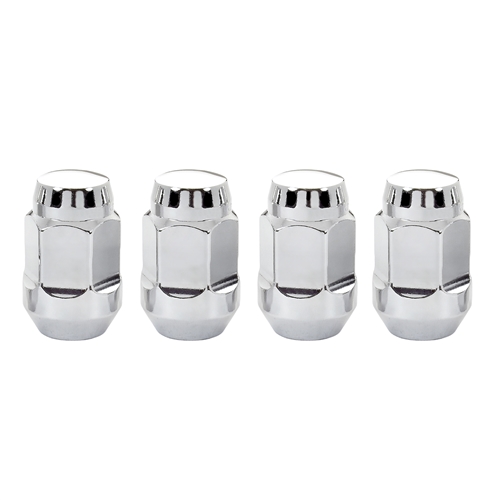 McGard 64011 Bulge Cone Seat Wheel Lug Nut Lock Set, 7/16-20 Thread, 1.45" Length, Set of 4