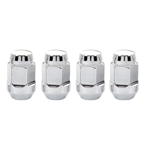 McGard 64012 Bulge Cone Seat Wheel Lug Nut Lock Set, M12 x 1.5 Thread, 1.45" Length, Set of 4