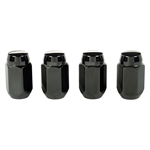 McGard 64031 Black Cone Seat Wheel Lug Nut Lock Set, M12 x 1.5 Thread, 1.5" Length, Set of 4