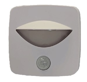 Frilight MS171NLWH LED Motion Sensor Courtesy Light - White Base - Warm White