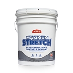 Ames MSS5 Maximum Stretch Elastomeric Roof Coating & Sealant, White, 5 Gallon