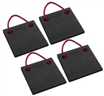 Bigfoot P121210-BK-4 RV Outrigger Pads - 12" x 12" x 1" - Black - 4 Pack