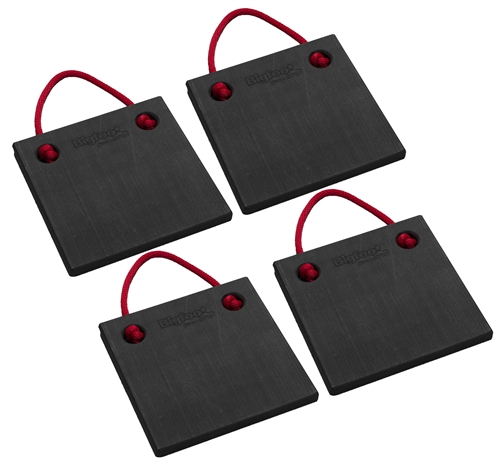 Bigfoot P121210-BK-4 RV Outrigger Pads - 12" x 12" x 1" - Black - 4 Pack