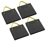 Bigfoot P121215-BK-4 RV Outrigger Pads - 12" x 12" x 1.5" - Black - 4 Pack