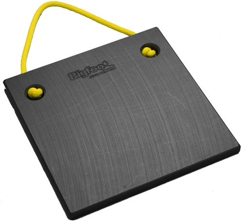 Bigfoot P151510-BK RV Outrigger Pad - 15" x 15" x 1" - Black