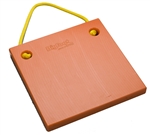 Bigfoot P151510-SO RV Outrigger Pad - 15" x 15" x 1" - Safety Orange