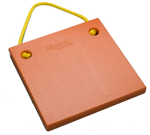 Bigfoot P151520-SO RV Outrigger Pad - 15" x 15" x 2" - Safety Orange