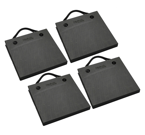 Bigfoot P181815-BK-4 RV Outrigger Pads - 18" x 18" x 1.5" - Black - 4 Pack