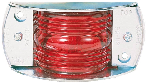 Peterson 119R Marker/Clearance Light- 4.54" x 2.14" Red