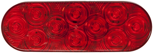 Peterson 1220KR-10 LED Stop /Turn/Tail Light Kit - 6.5" x 2.25" Red