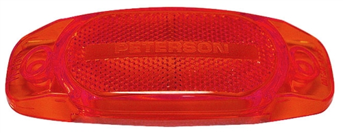 Peterson Replacement Lens For 130A/R Clearance/Side Marker Light, Red