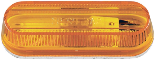 Peterson 136A Incandescent Marker/Clearance 3.5" x 1.125" - Amber