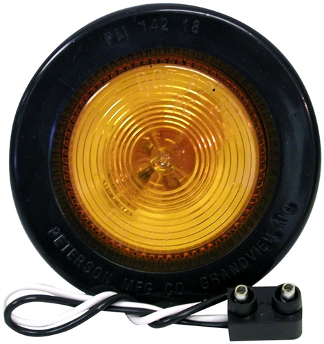 Peterson 142KA Marker/Clearance Light Kit 2.5" Round - Amber