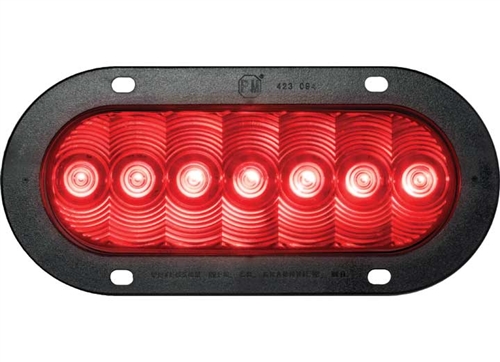 Peterson 823R-7 LED Stop/Tail/Turn Light  7.88" x 3.63" - Red